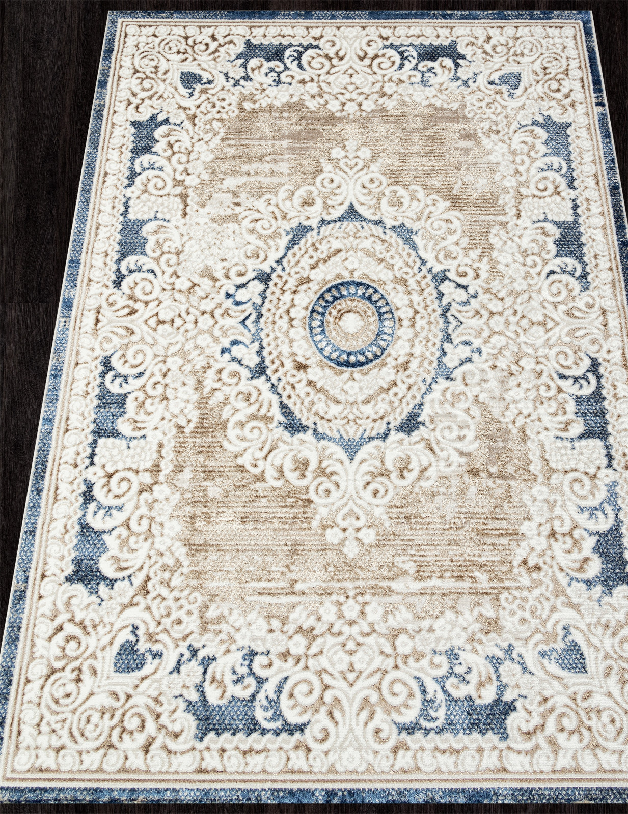 Ковер ANTEP / O1701 - 630 CREAM / BLUE