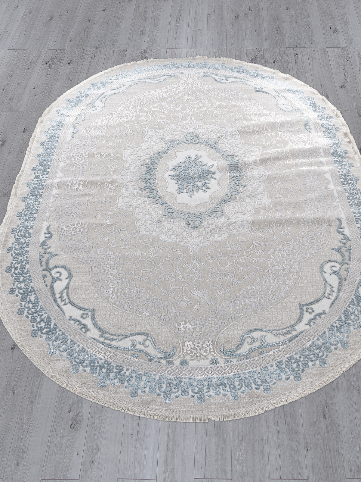Ковер EFSAN / Q010A - CREAM SHRINK / BLUE FDY