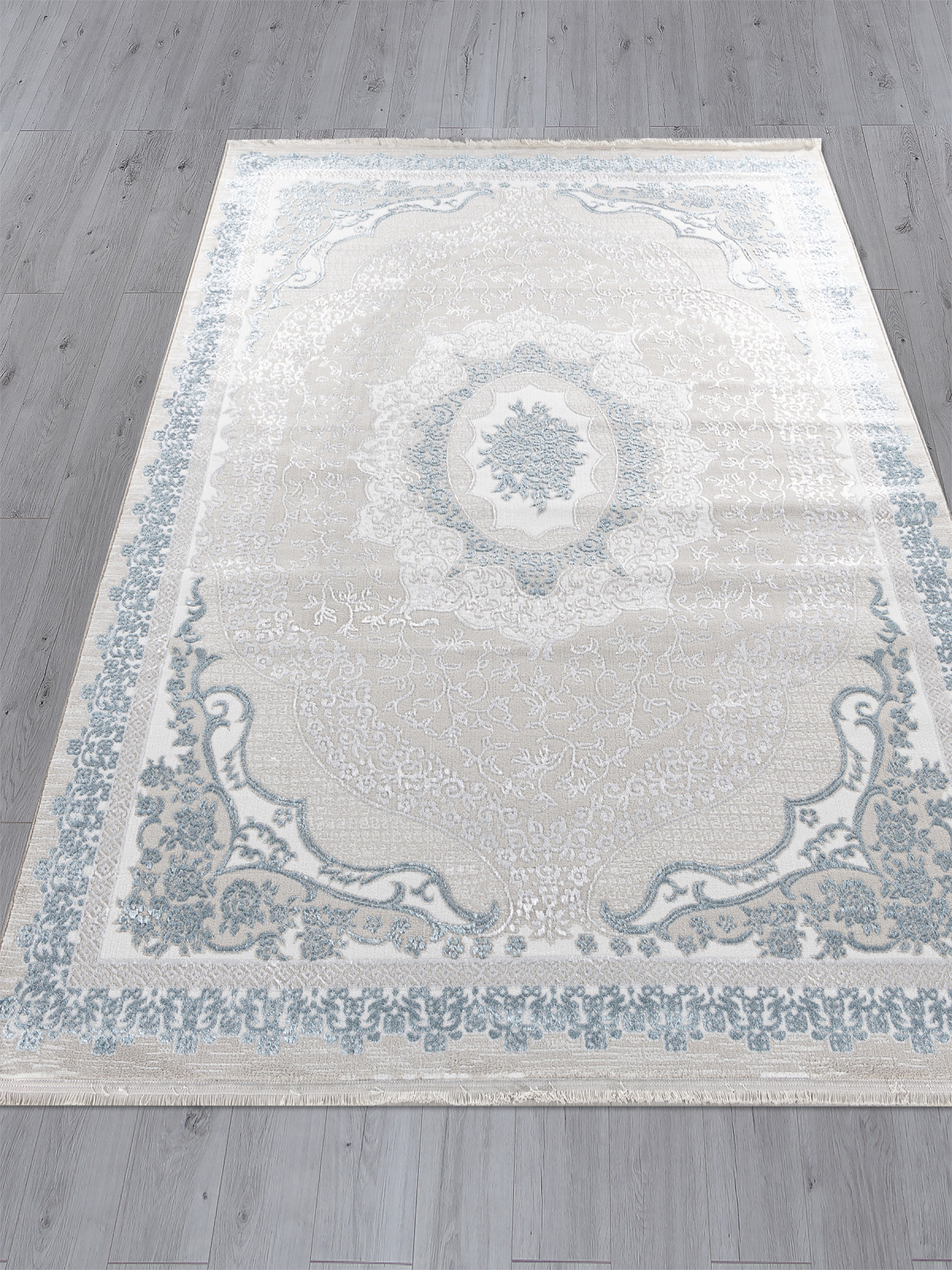 Ковер EFSAN / Q010A - CREAM SHRINK / BLUE FDY
