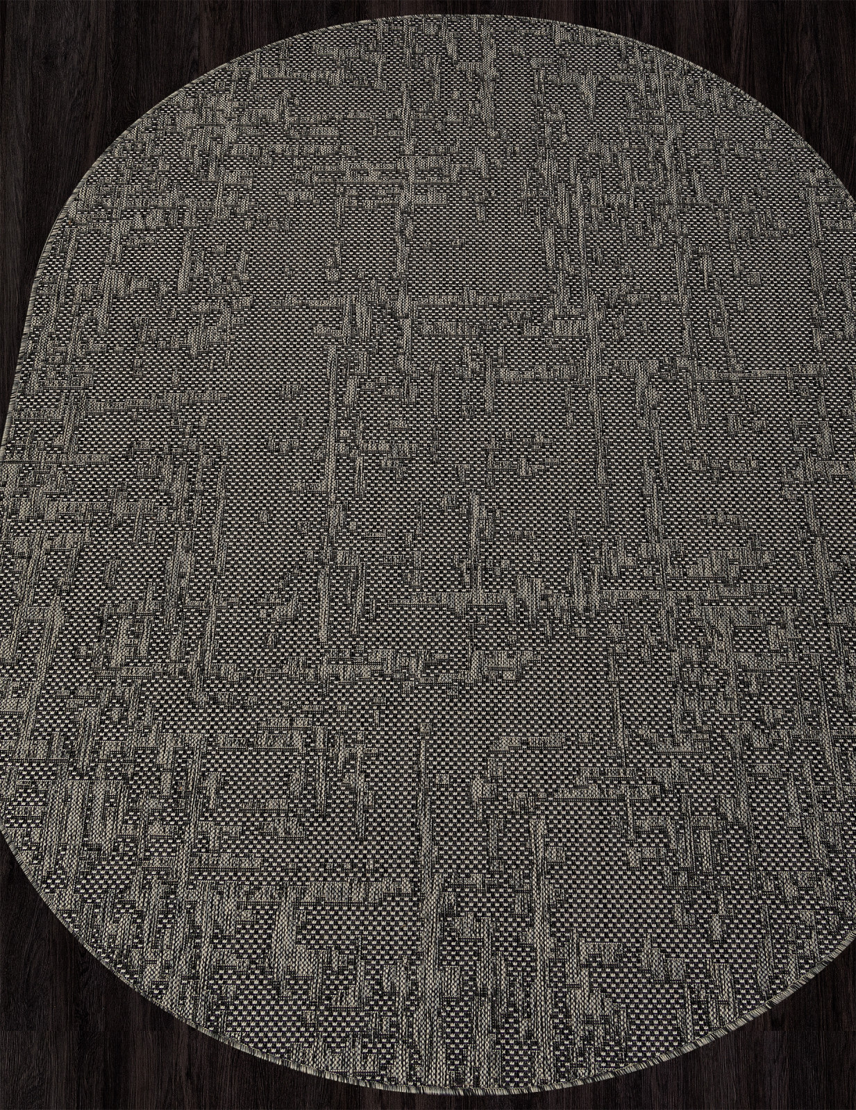 Ковер KAIR / S136 - BLACK-GRAY