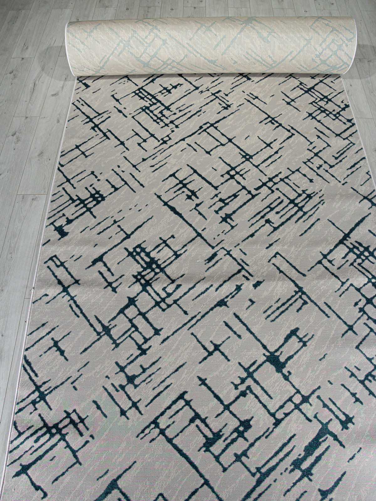 Ковер LIMAN / F164 - GRAY-D.BLUE