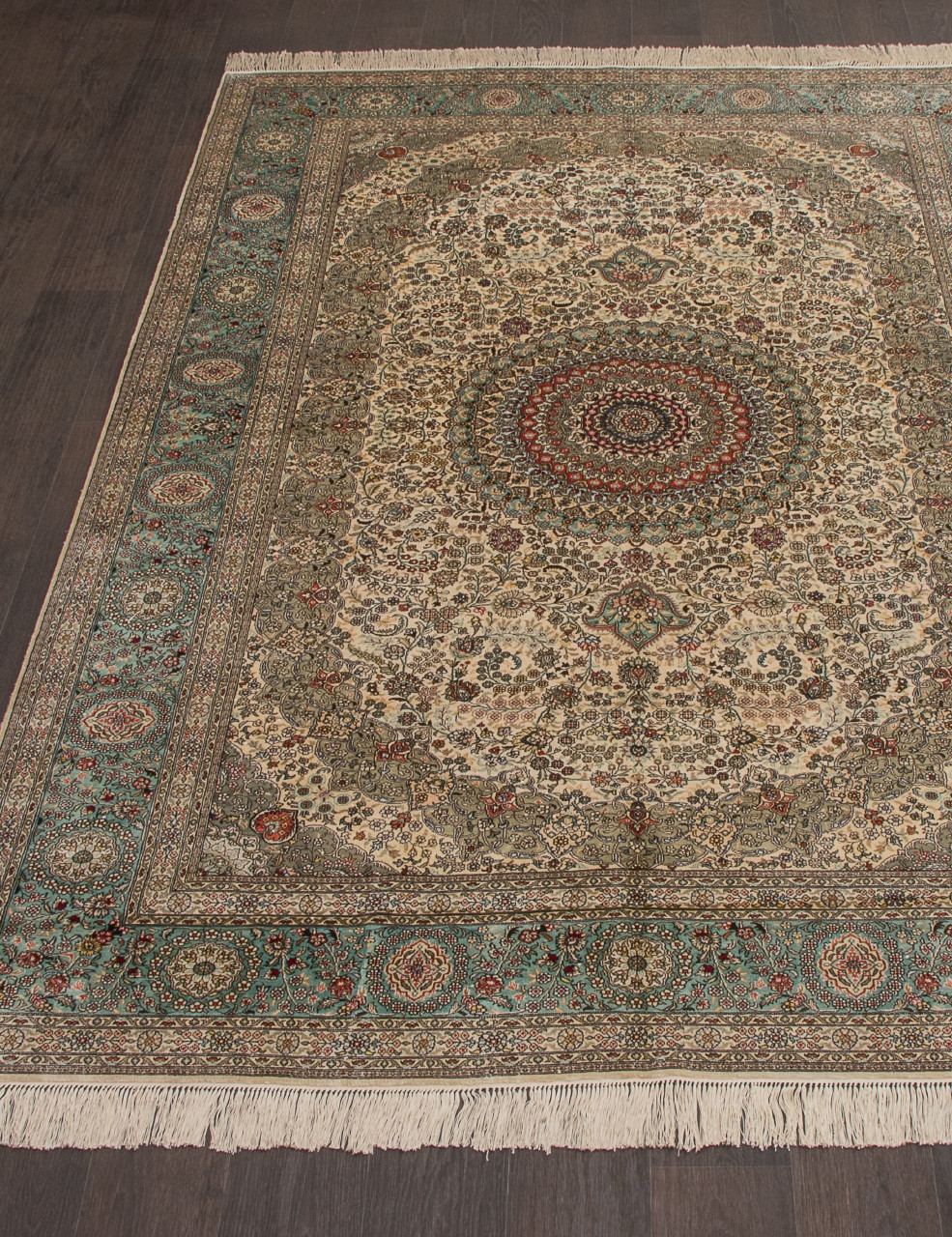 Ковер Tibet SILK & SILK / S-05 - CREAM / BLUE