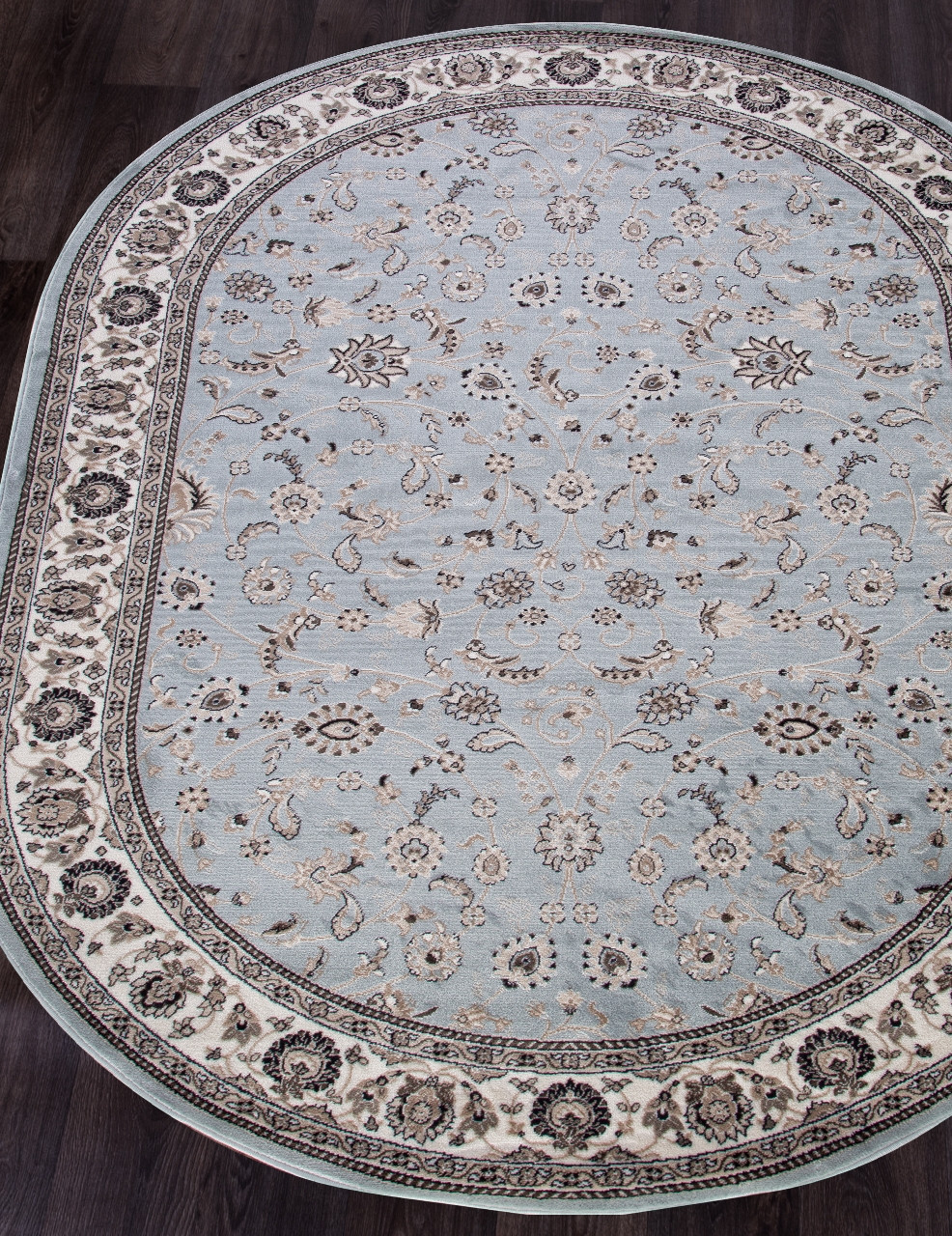 Ковер VALENCIA DELUXE / d251 - L.BLUE-BROWN