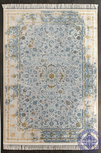 Персидский иранский Ковер SHIRAZ 9814 - BLUE от интернет-магазина Династия Хан