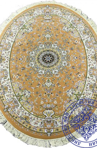 Персидский иранский Ковер SHANKAR KAVIR Y-009 8340 овальный от интернет-магазина Династия Хан