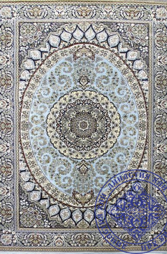 Персидский иранский Ковер MASHAD 700/3000 3016 blue от интернет-магазина Династия Хан