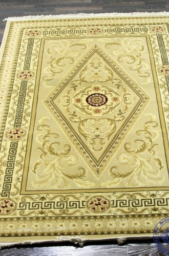 Ковер Woolen Machine-made carpets ZY2338MB cream от интернет-магазина Династия Хан