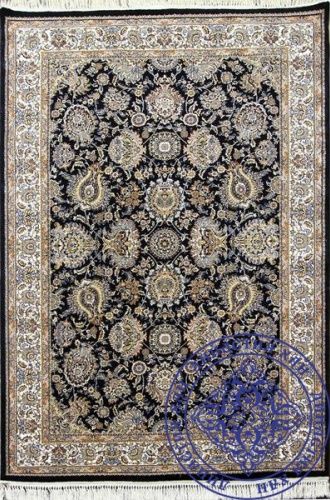 Персидский иранский Ковер MASHAD 700/2550 9008 black от интернет-магазина Династия Хан