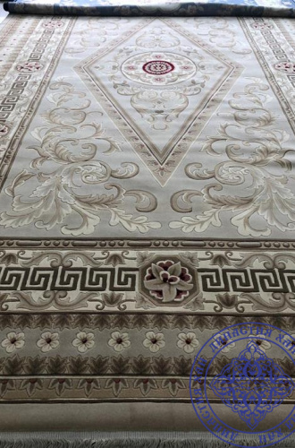 Ковер Woolen Machine-made carpets ZY2338MB cream от интернет-магазина Династия Хан