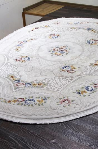 Турецкий Ковер TRUVA 08326A beige / beige овальный 