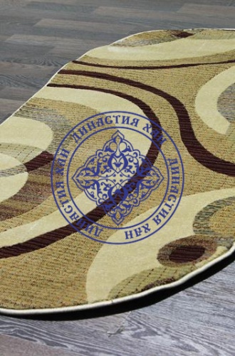 Ковер BUHARA d151 beige овальный от интернет-магазина Династия Хан