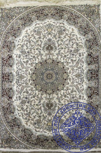 Персидский иранский Ковер MASHAD 700/3000 3010 cream от интернет-магазина Династия Хан